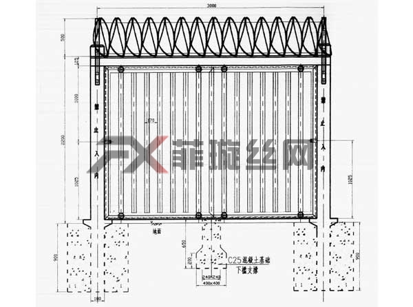 鐵路柵欄門(mén)廠家